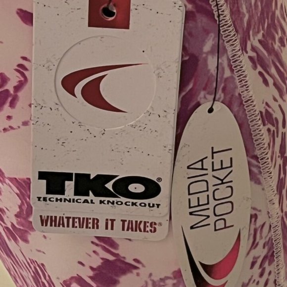TKO Technical Knockout Women’s Size S Yoga Pants Leggings Media Pocket - Picture 5 of 8